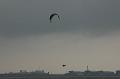 kitesurfer flying high